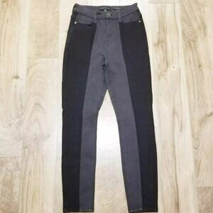 Kendall + Kylie Jeans Womens 5/27 Black Gray The Ultrababe Skinny Stretch Denim